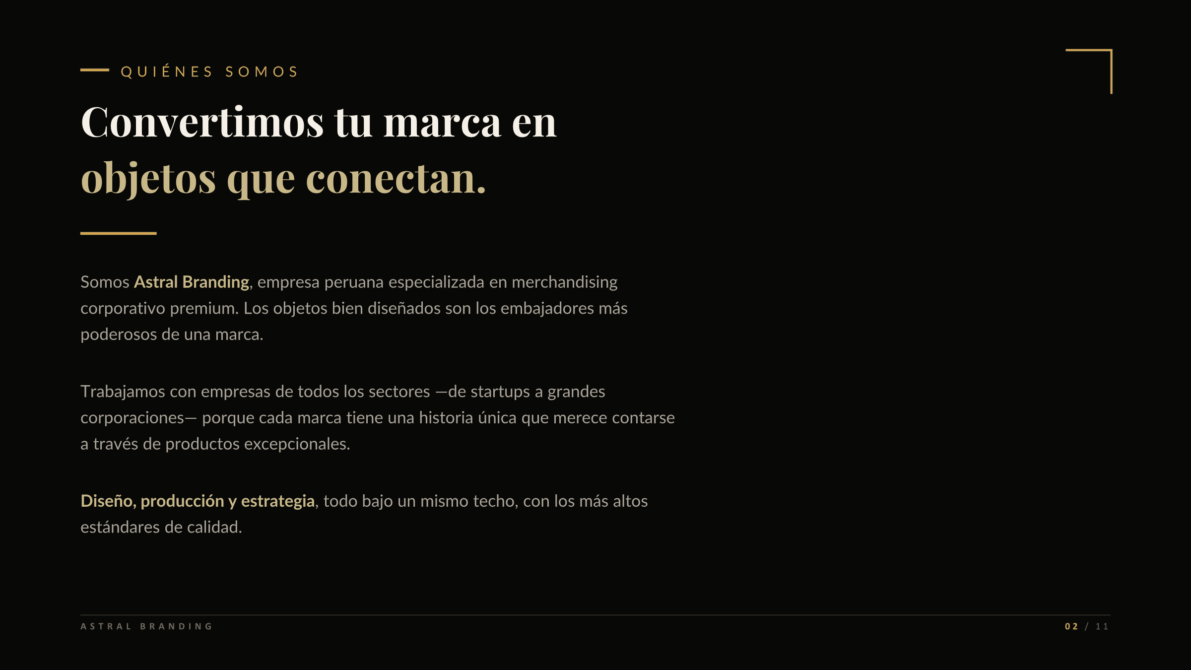 Brochure Astral Branding 2026 — página 2