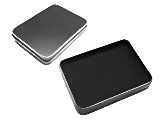 ESTUCHE DE METAL SIN TROQUELAR 13 x 8.50 CM