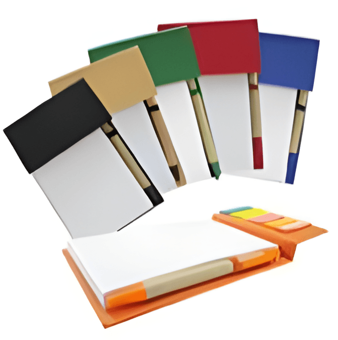 LIBRETA ECOLÓGICA CON POST-IT
